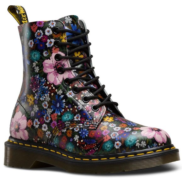 Dr. Martens Shoes - Floral Classic Doc Martens Boots